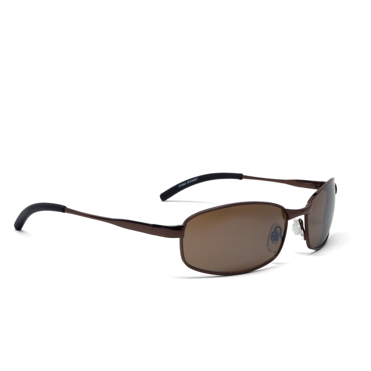 //Style 7049// True Vintage 90s Rectangle Frame Sunglasses - Bronze Brown