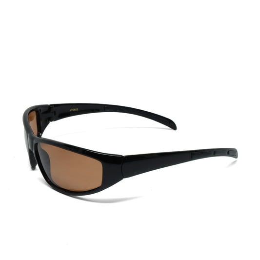 //Concept 0603// Vintage Y2k Oversized Wraparound Visors w/ Brown Lens