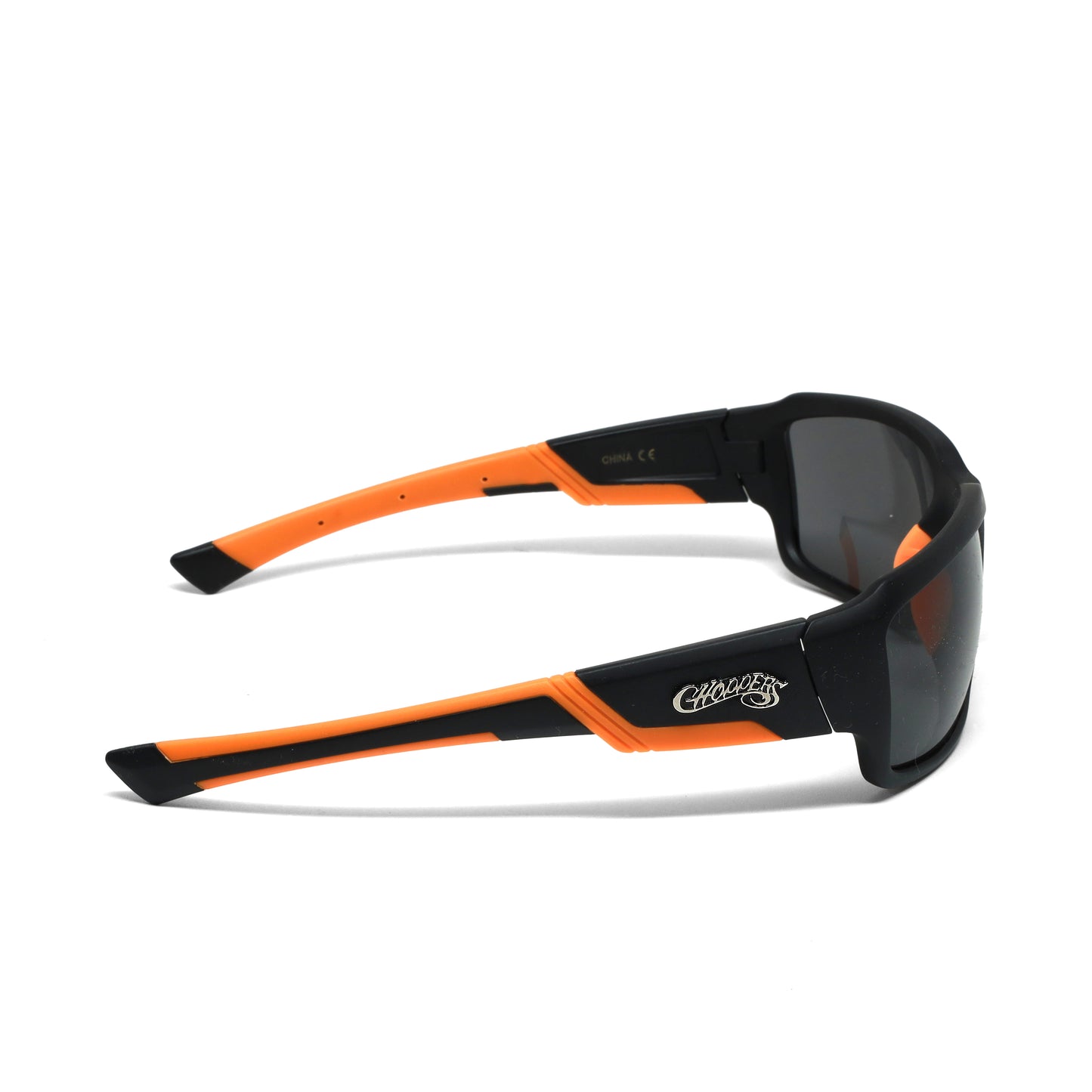 //Concept 1// Classic Oversized Deadstock Studded Wraparound Sunglasses - Black/Yellow