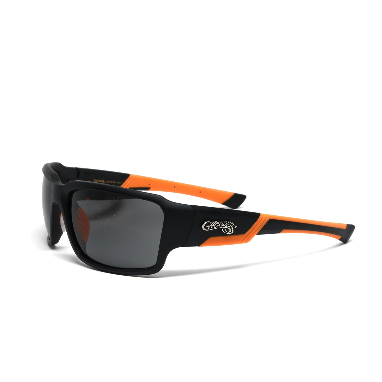 //Concept 1// Classic Oversized Deadstock Studded Wraparound Sunglasses - Black/Yellow