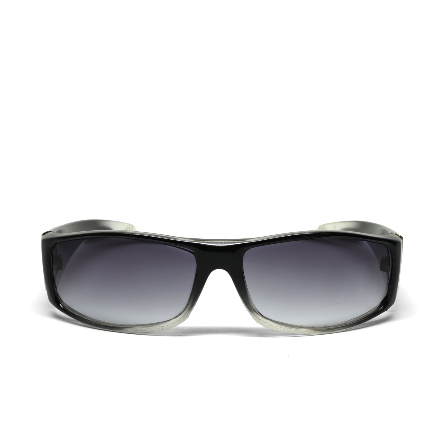 /Concept 0703/ Vintage Y2k Oversized Visors w/ Studded Frames - Black Grey