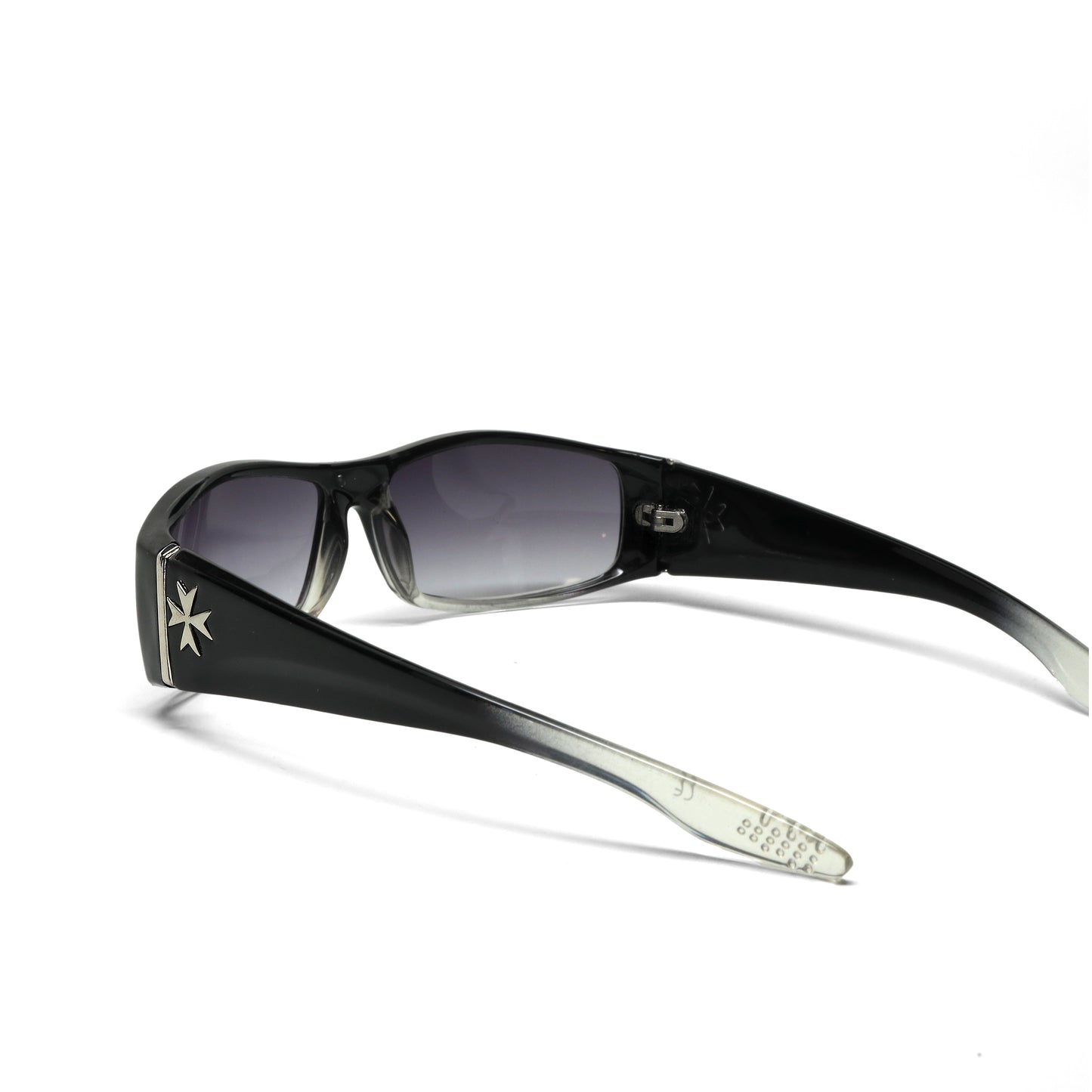 /Concept 0703/ Vintage Y2k Oversized Visors w/ Studded Frames - Black Grey