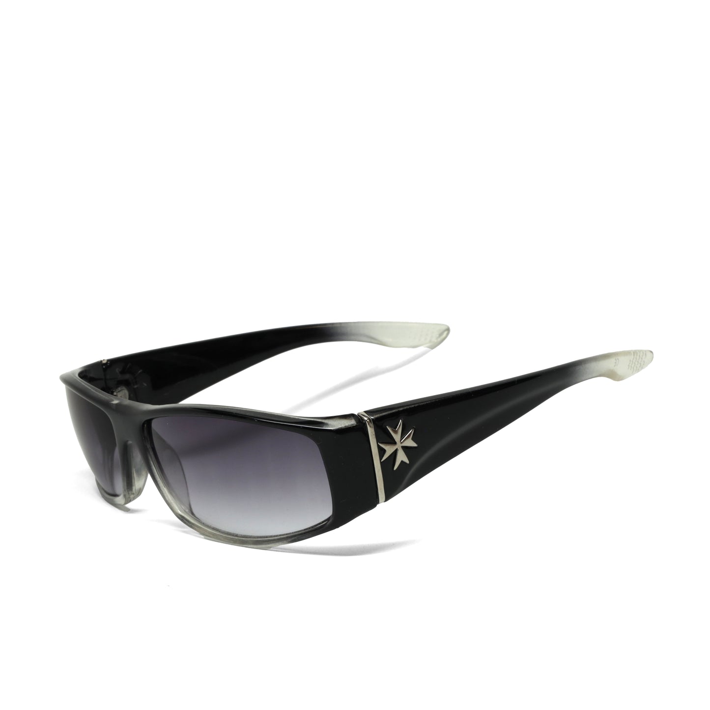 /Concept 0703/ Vintage Y2k Oversized Visors w/ Studded Frames - Black Grey