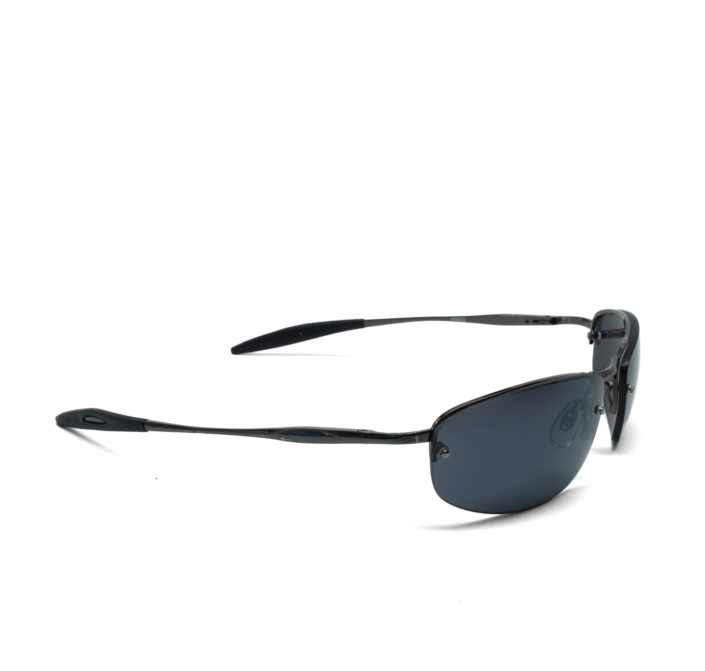 //Style 6922// True Vintage 90s Y2k Wraparound Frame Sunglasses - Grey