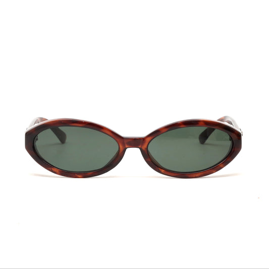 //Style 41// Deluxe Vintage 90s Deadstock High Quality Oval Sunglasses - Tortoise