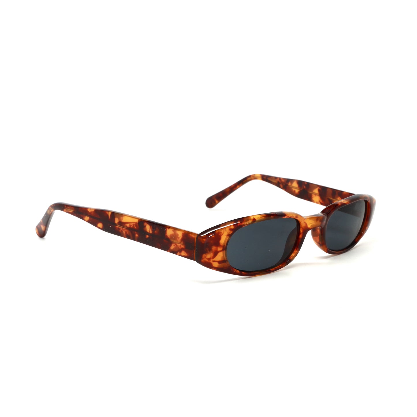 Deadstock Verona Slim Tortoise Oval Frame Sunglasses