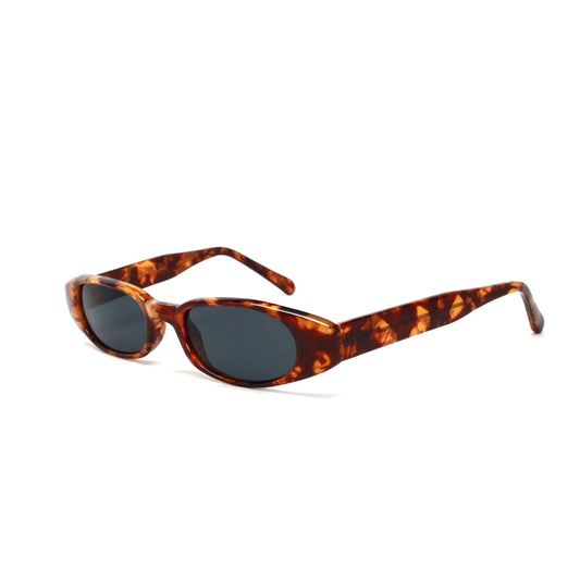 Deadstock Verona Slim Tortoise Oval Frame Sunglasses