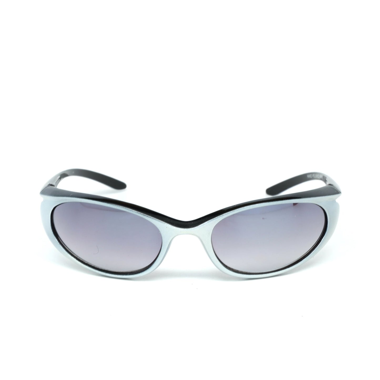 Prototype 2 Classic Hue Dual Colored Visor Sunglasses - Grey/Black
