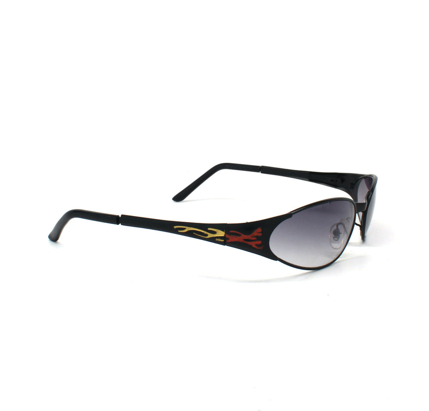 X-Static 1999 Flame Oval Style Sunglasses - Black