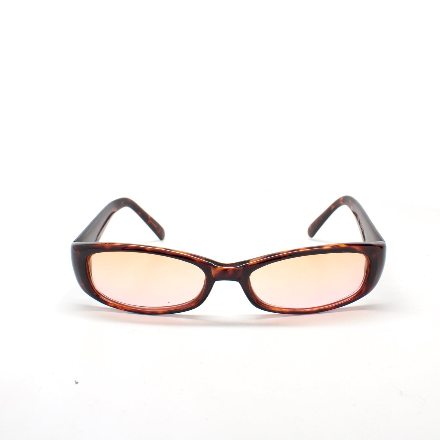 Vintage Small Size 90s Deadstock Rectangle Sunglasses - Light Pink