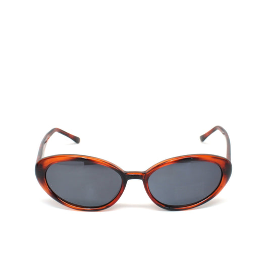 //Style 61// Vintage 90s Standard Oval Frame Sunglasses - Tortoise Red