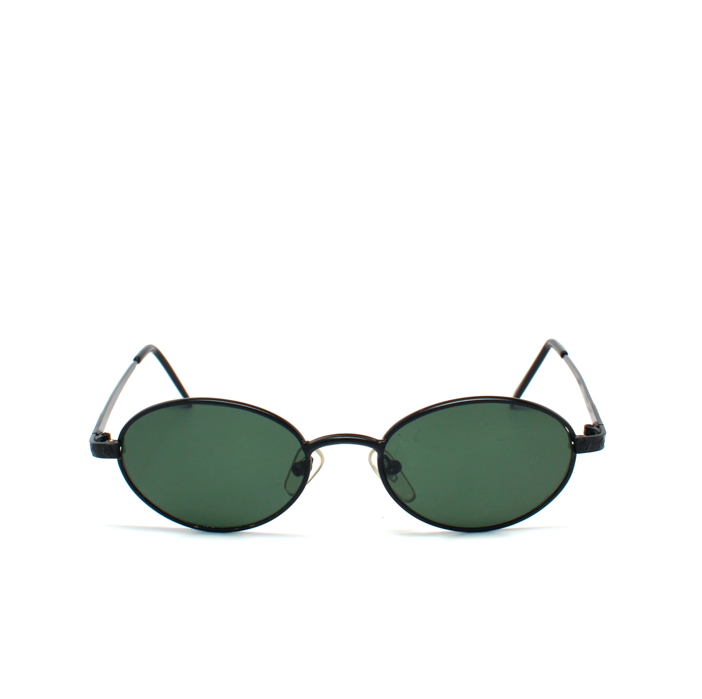 Vintage MINI Small Size 1996 Neo Standard Oval Frame Sunglasses - Black