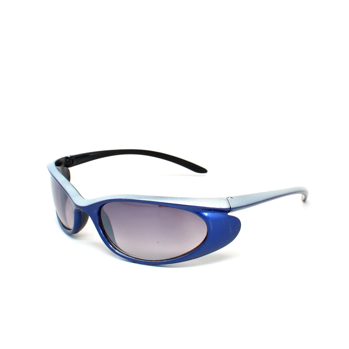 Prototype 2 Classic Deadstock Hue Dual Colored Visor Sunglasses - Blue/Black
