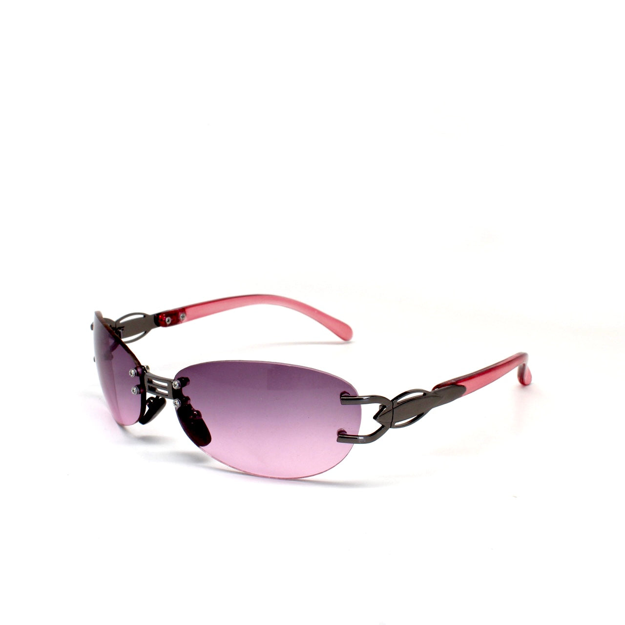 Deadstock Frameless Wire Frame 90s Rimless Sunglasses - Gold – vivid ...