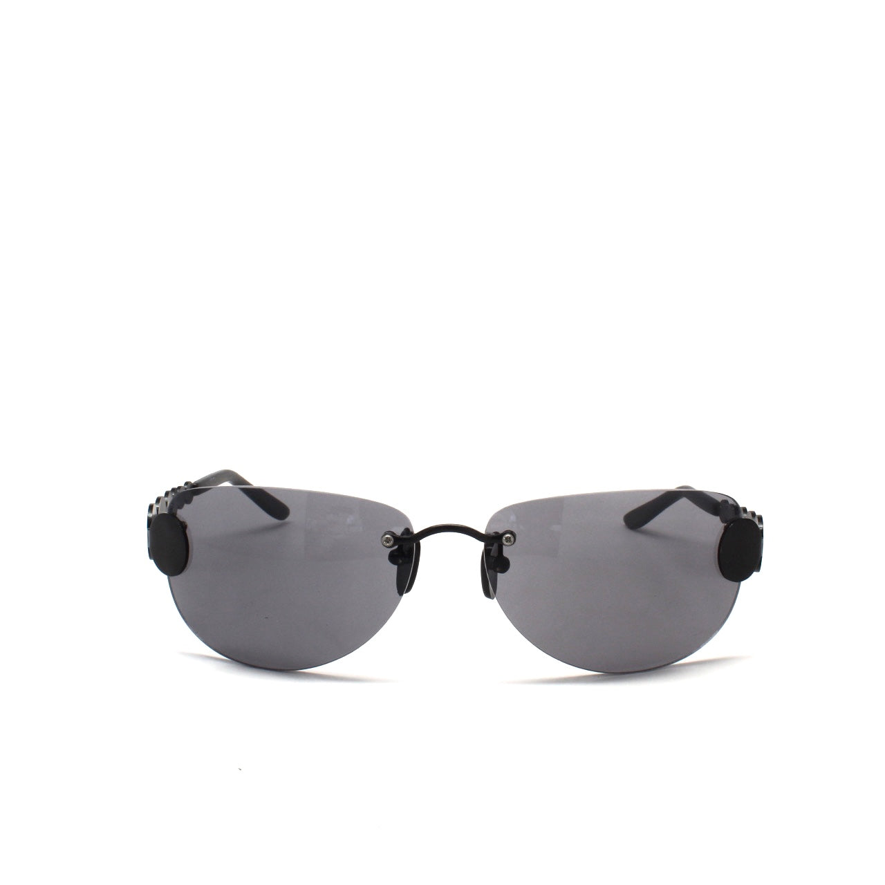 Vintage Standard Sized 2000 Grey Non Framed Sunglasses - Grey