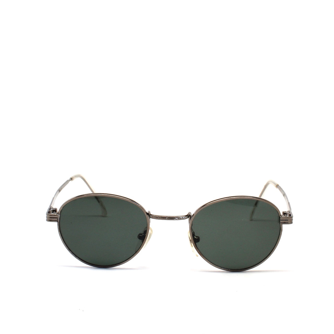Vintage Standard Size Classic Circular Frame Deadstock Sunglasses - Grey