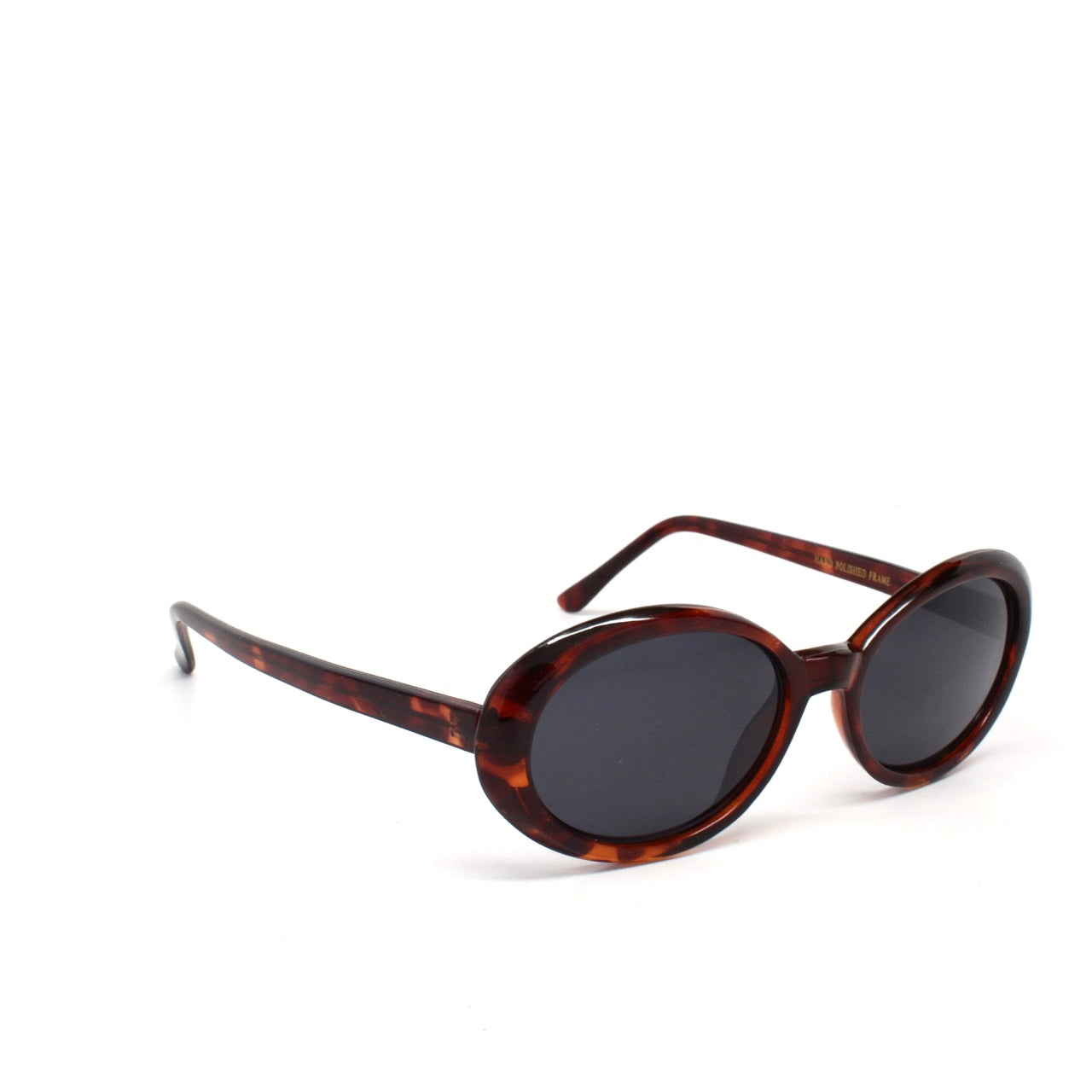 Vintage Standard Size 90s Mod Original Hermosa Oval Sunglasses - Red/Black