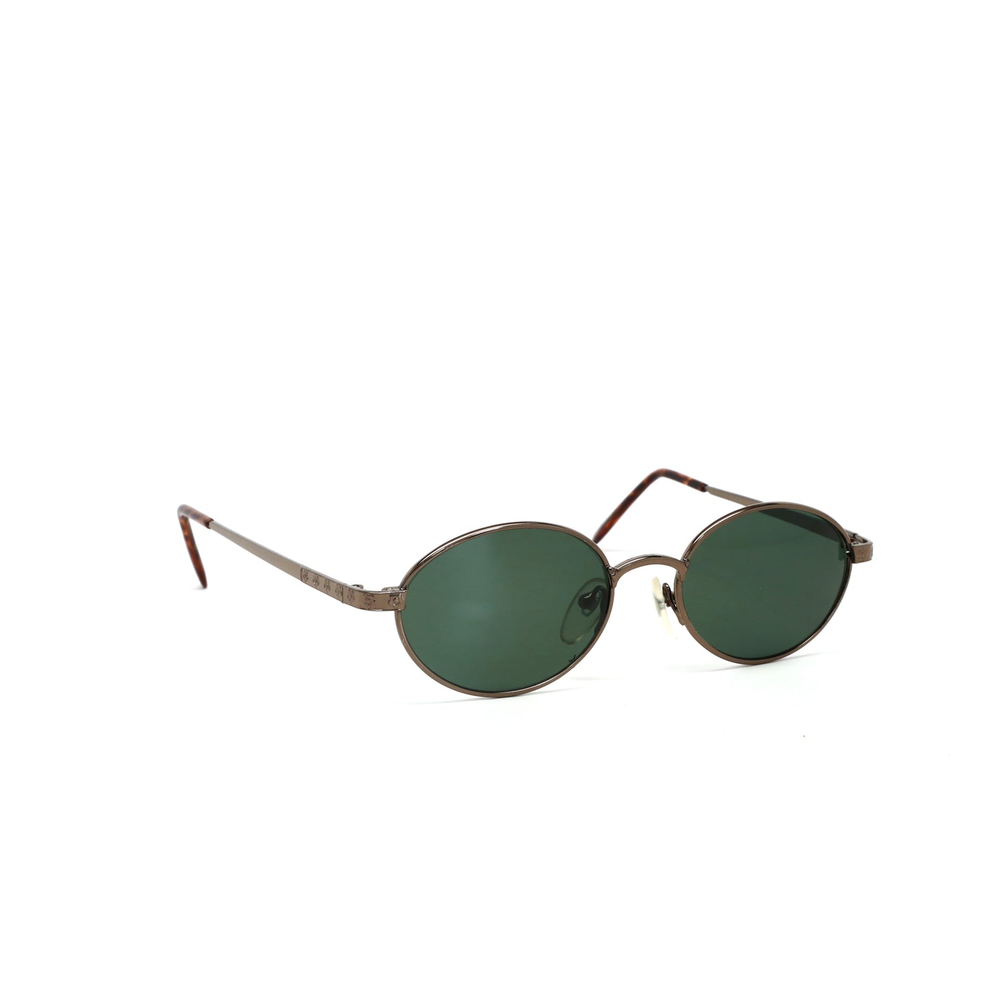 Vintage MINI Small Size 1996 Neo Standard Oval Frame Sunglasses - Bronze