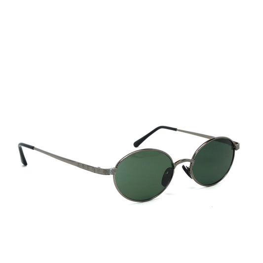 Vintage MINI Small Size 1996 Neo Standard Oval Frame Sunglasses - Grey