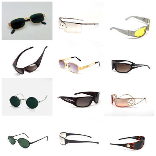 100 PAIR PRE PACKED SELECTION OF VINTAGE EYEWEAR